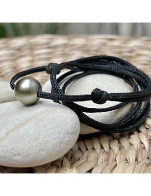 Tahiti pearl choker men necklace tahitian cultured pearl price - perla Tahiti - tahitian jewel