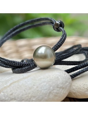 Tahiti pearl choker men necklace tahitian cultured pearl price - perla Tahiti - tahitian jewel