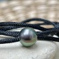 Reva - Tahitian Pearl - Peacock - Choker