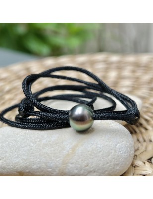 Tahiti pearl choker men necklace tahitian cultured pearl price - perla Tahiti - tahitian jewel
