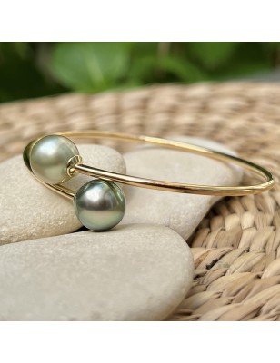 Bracciale in oro con perle coltivate