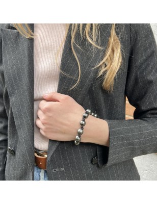 grosses perles de Tahiti en bracelet homme en cuir prix - bijou tahitien
