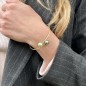 Omahi - 18 Carat Yellow Gold Bracelet - Water Green and Linden