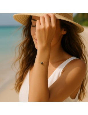 perle de Tahiti en bracelet or pour femme prix - bracelet tahitien