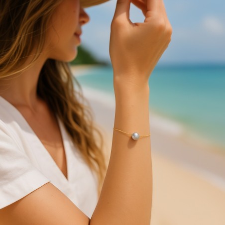 Lani - Perle de Tahiti - 10/11mm - Or 18 Carats