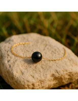 prix perle de Tahiti en bracelet or pour femme - bracelet tahitien