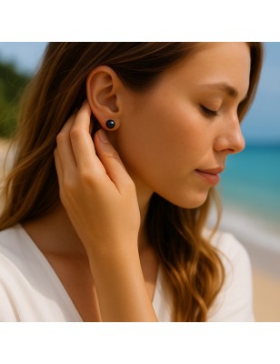 puces or perles de Tahiti prix - boucles oreilles perles de culture tarif