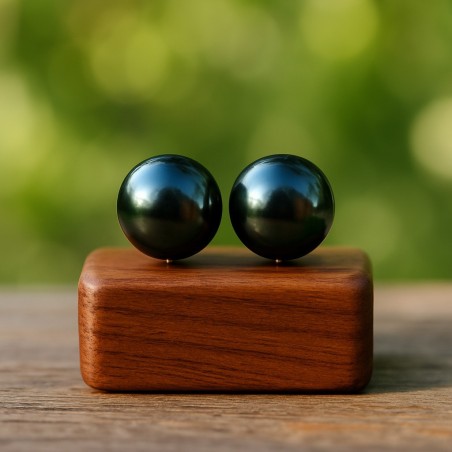 Noho - Perle Noire - 9/10mm - Or 18 Carats