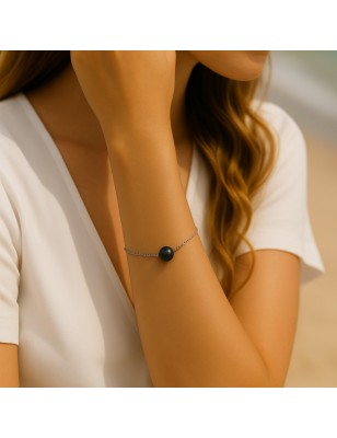 Tahitian Pearl - 9/10mm - 18K Gold Bracelet