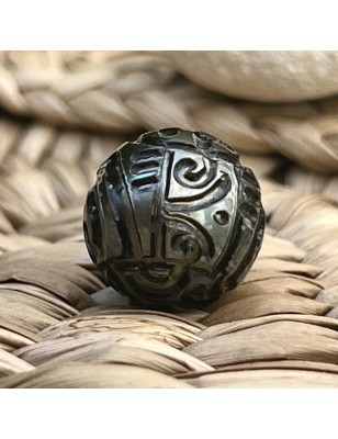 engraved tahitian pearl price - white cultured pearl from Tahiti