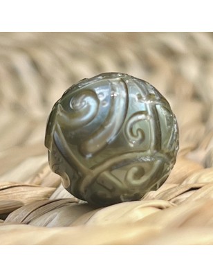 engraved tahitian pearl price - white cultured pearl from Tahiti