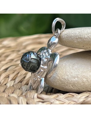 perle noire de Tahiti en pendentif tortue avec une perle gravée prix