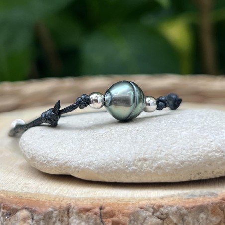prix d'une perle rare en bracelet perle de taihti verte perles tahitiennes