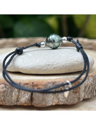 prix d'une perle rare en bracelet perle de taihti verte bijoux tahitiens