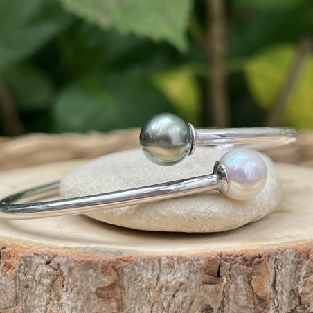 perle d'eau douce en bracelet perle de culture de Tahiti prix