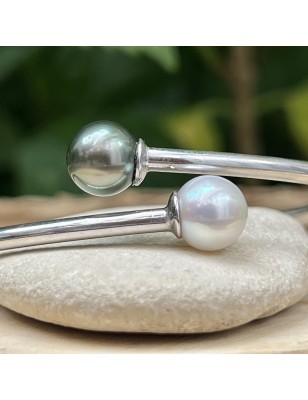 perle d'eau douce en bracelet perle de culture de Tahiti prix