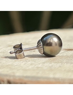 Epure - Single Earring - Peacock - 7.81mm