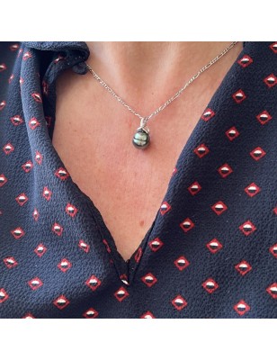 prix d'une perle peacock en pendentif femme avec une perle de Tahiti rare perle tahitienne