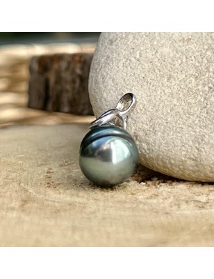 prix d'une perle peacock en pendentif femme avec une perle de Tahiti rare perle tahitienne