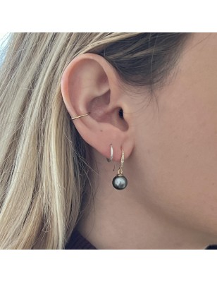 which price for diamonds gold earrings with tahitian pearls ? tahitian jewelry - tahitian jewerly stores