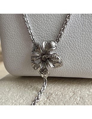 hibiscus with a Tahitian pearl in necklace price - tahitian jewel - tahitian jewerly stores