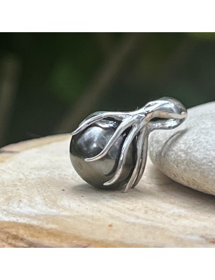 signification poulpe en pendentif homme perle noire de culture de Tahiti prix perles tahitiennes