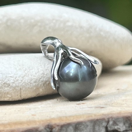 meaning octopus man pendant Tahitian cultured pearl price - perla Tahiti cultured pearls