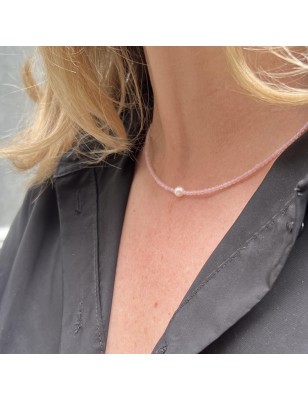 meaning quartz necklace freshwater pearl power