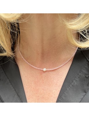 meaning quartz necklace freshwater pearl power