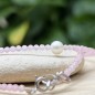 Collier Quartz Rose et Perle d'Eau Douce