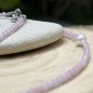 Collier Quartz Rose et Perle d'Eau Douce