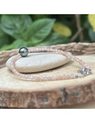 tahitian pearl bracelet with sunstones price