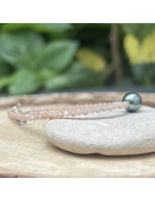 tahitian pearl bracelet with sunstones price