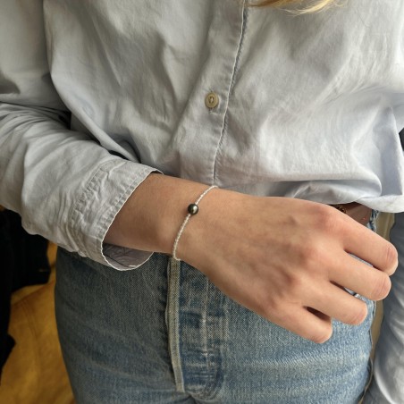 Te Hana - Peacock Tahitian Pearl - Labradorite