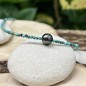Vāhina - Collier Perle de Tahiti - Turquoises