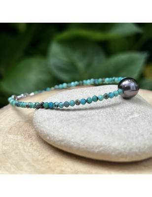 Pulsera con perla de Tahití