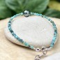 Mana Moana - Pulsera de Perlas de Tahití - Turquesa