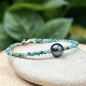 Mana Moana - Bracelet Perle de Tahiti - Turquoises