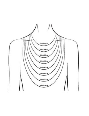 Isae - Collar de cinco perlas de Tahití de 9/10 mm