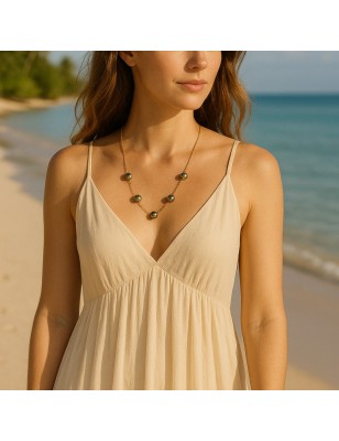 perles de Tahiti en collier doré pour femme prix - collier en gold-filled perles de Tahiti