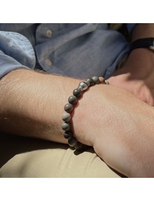 tahitian cultured pearl men bracelet price - jasper stone price - tahitian jewerly for men - tahiti jewerly
