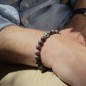 Jasper and Tahitian Pearl Bracelet - 8/9mm