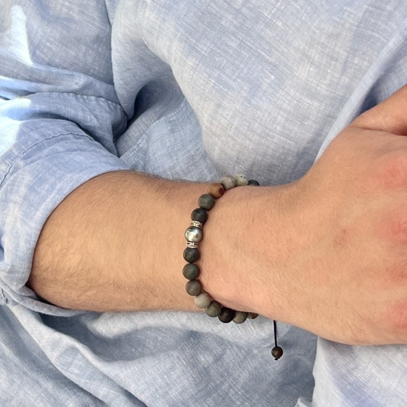un homme peut-il porter une perle de Tahiti ? bracelet homme perle tahitienne prix bijoux tahitiens