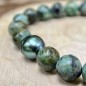 Turquoises and Tahitian Pearl Bracelet - 9.53mm