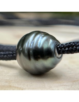 Collier homme perle en ras de cou avec une perle de Tahiti prix