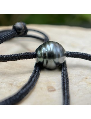 Collier homme perle en ras de cou avec une perle de Tahiti prix