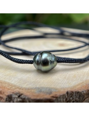 pearl masculine necklace in choker with tahitian pearl price