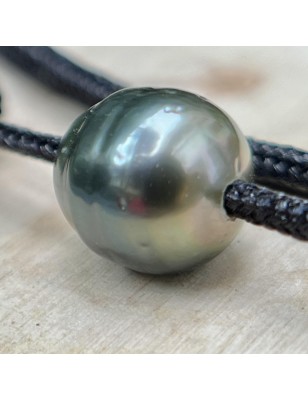pearl masculine necklace in choker with tahitian pearl price