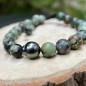 Turquoises and Tahitian Pearl Bracelet - 9.85mm Turquoises and Tahitian Pearl Bracelet - 9.85mm