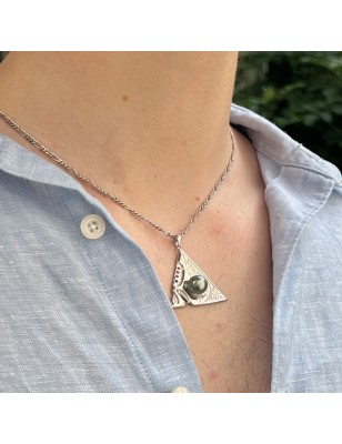 tahitian jewell for men with a cultured pearl from Tahiti price - pearl oyster